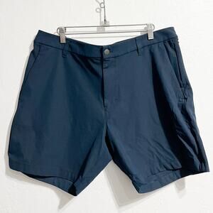 Lululemon Commission Classic-Fit Short 7" *Warpstreme Mens 36 Navy Blue Active